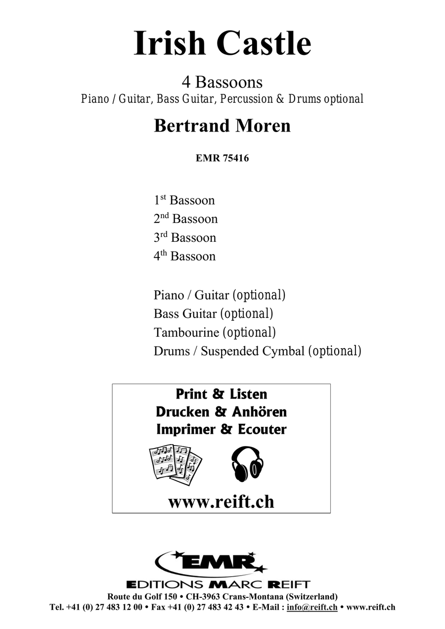 Irish Castle Irish Castle Bassoon Quartet scores gallery preview page 2