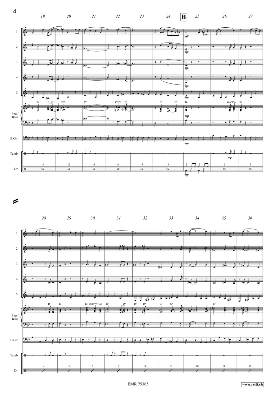 When You Wore A Tulip When You Wore A Tulip Clarinet Quintet scores gallery preview page 4