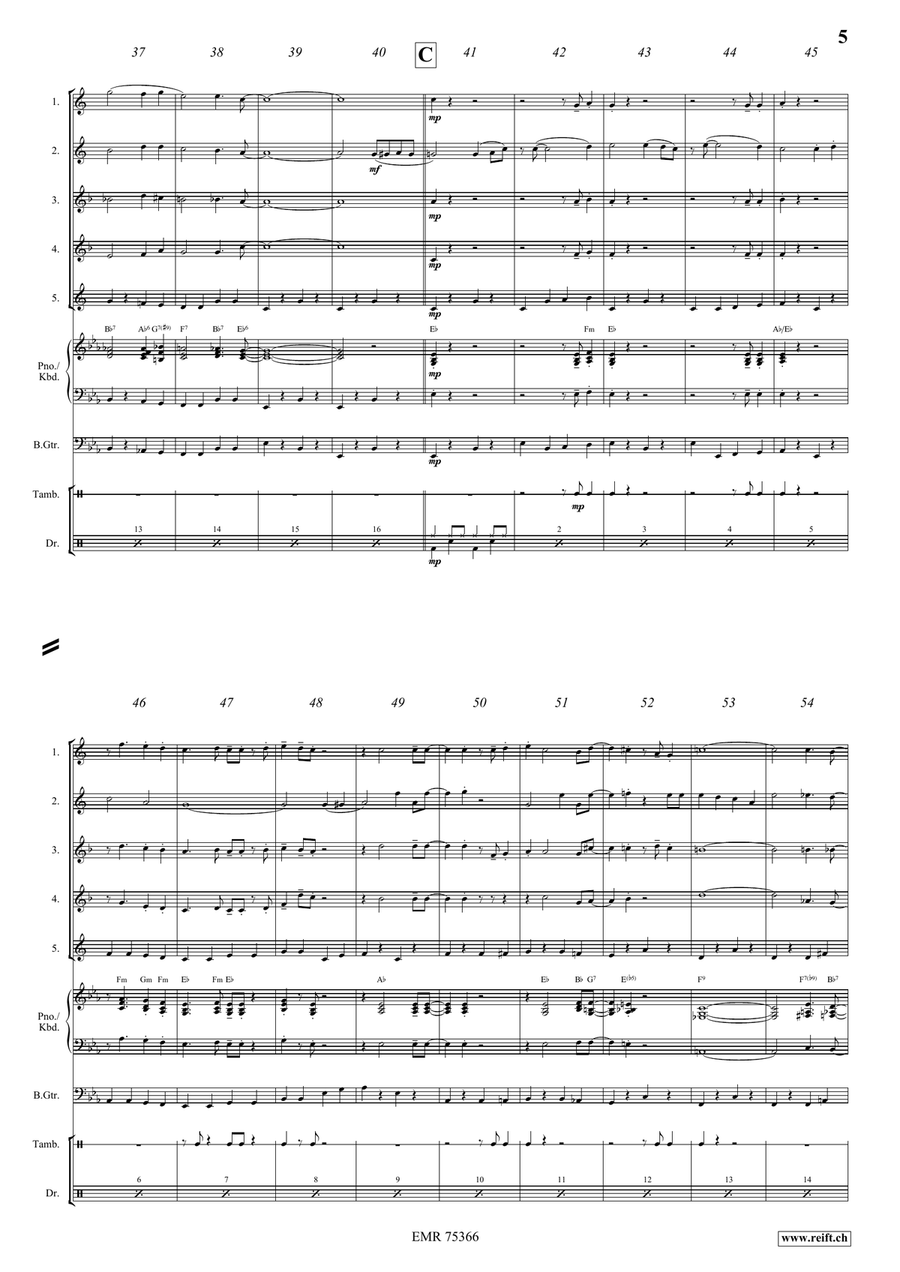 When You Wore A Tulip When You Wore A Tulip Saxophone Quintet scores gallery preview page 5
