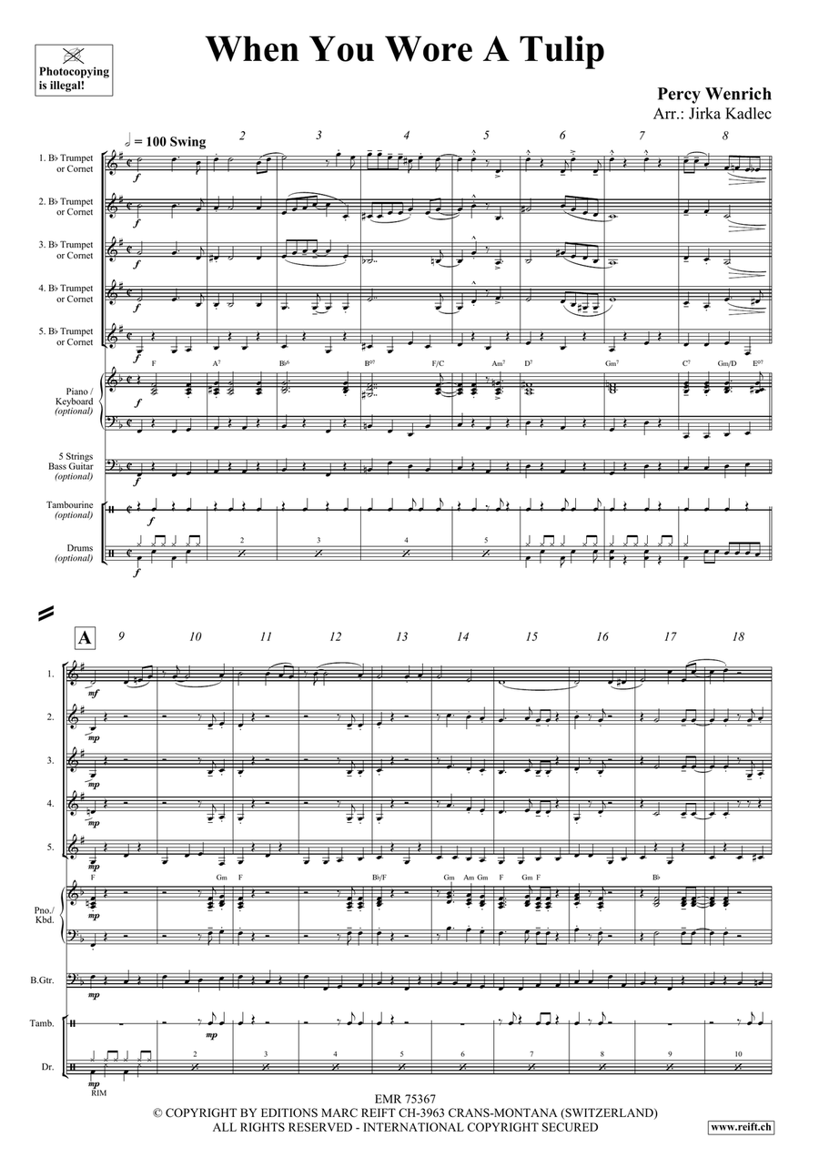 When You Wore A Tulip When You Wore A Tulip Cornet scores gallery preview page 3