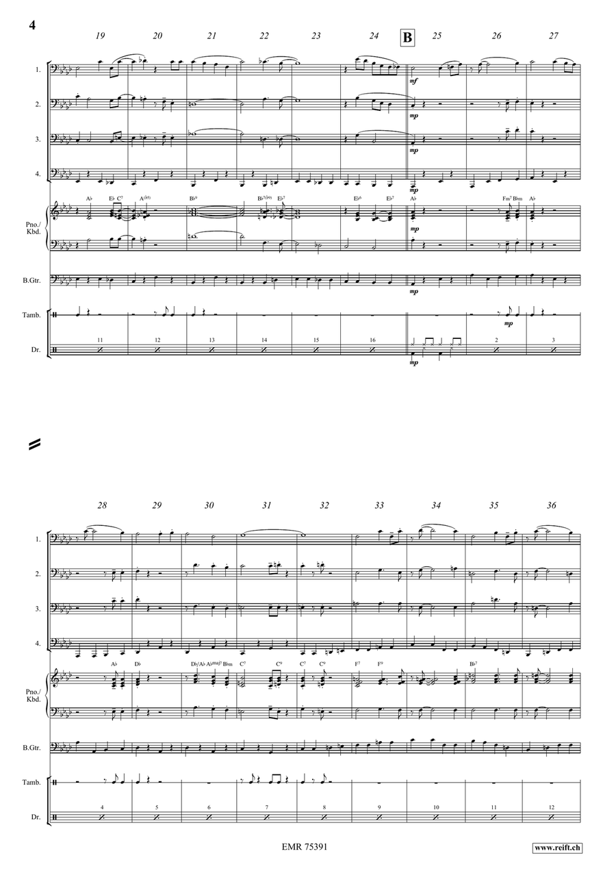 When You Wore A Tulip When You Wore A Tulip Tuba Quartet scores gallery preview page 4