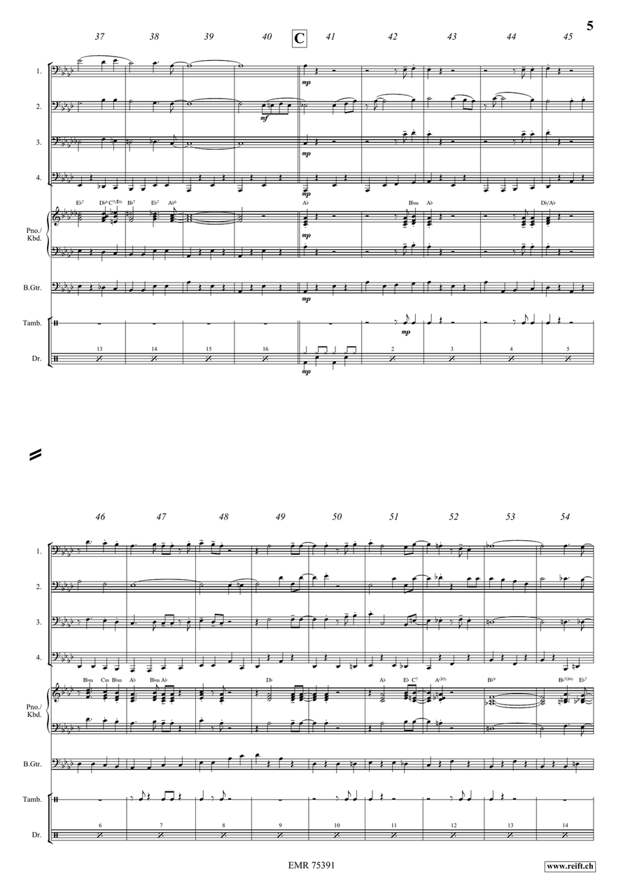 When You Wore A Tulip When You Wore A Tulip Tuba Quartet scores gallery preview page 5