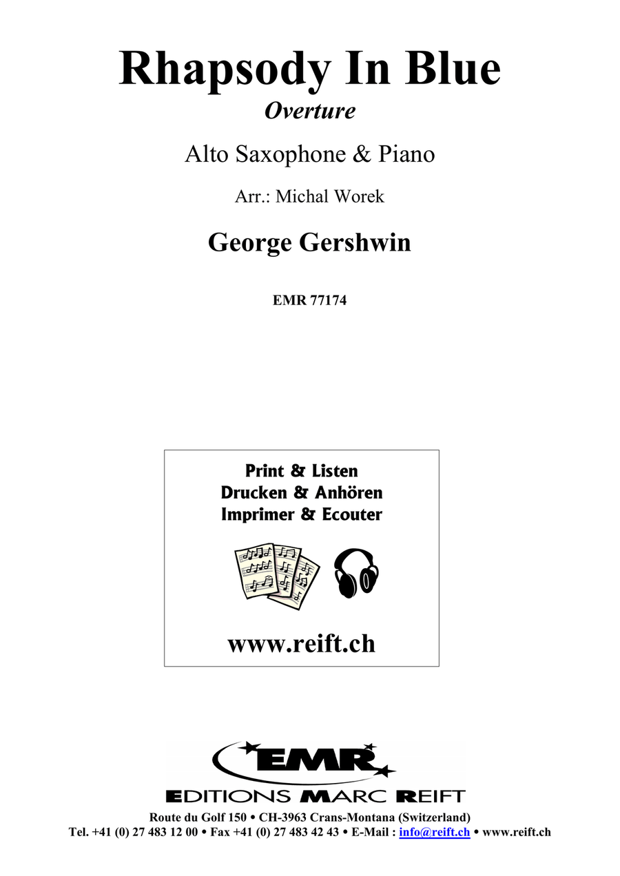 Rhapsody In Blue Rhapsody In Blue Alto Saxophone scores gallery preview page 2