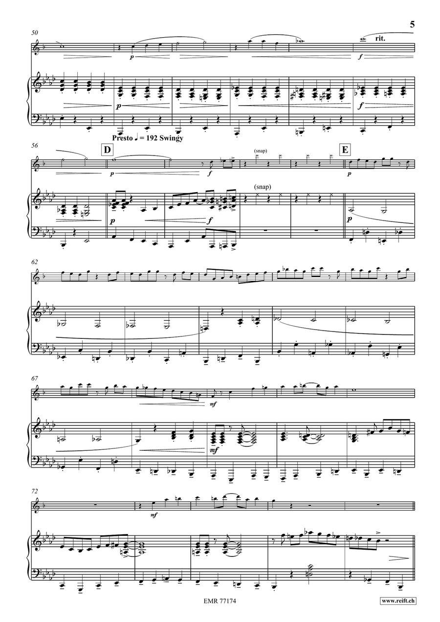 Rhapsody In Blue Rhapsody In Blue Alto Saxophone scores gallery preview page 6