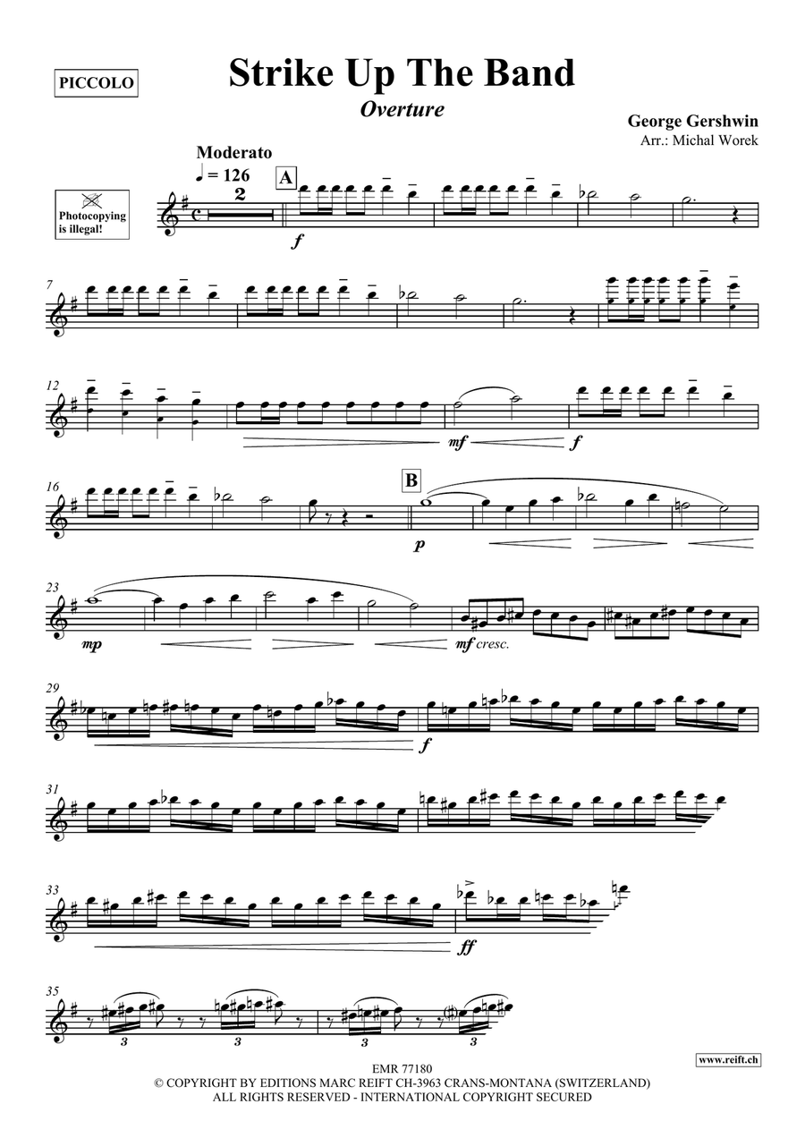 Strike Up The Band Strike Up The Band Piccolo scores gallery preview page 3