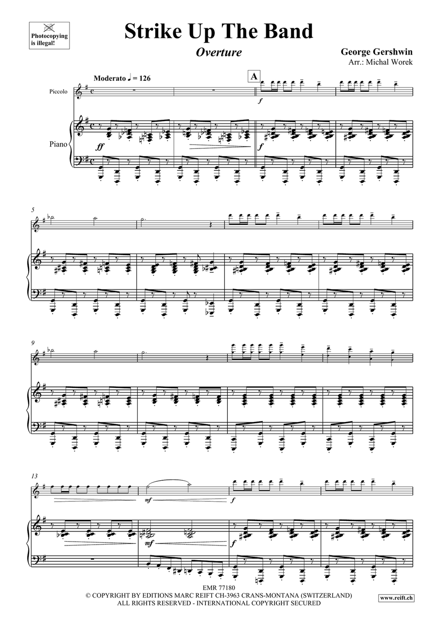 Strike Up The Band Strike Up The Band Piccolo scores gallery preview page 4