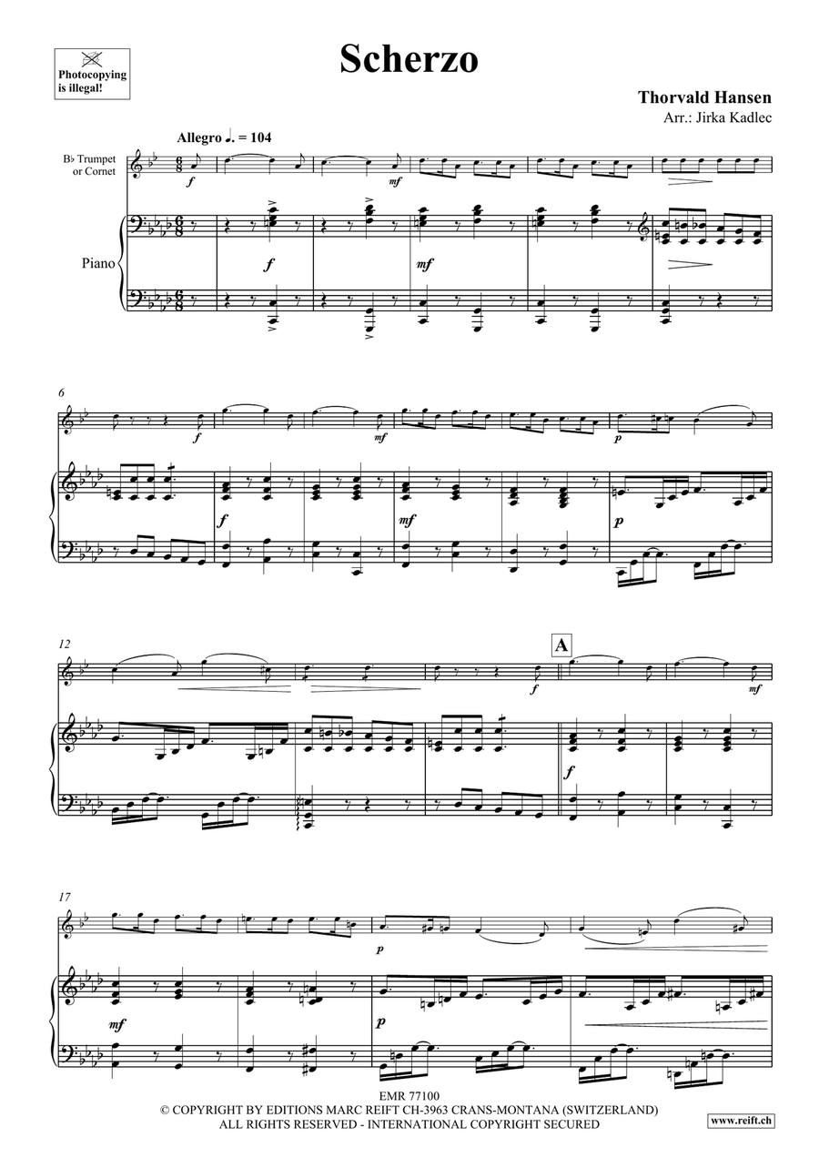 Scherzo Scherzo Cornet scores gallery preview page 4