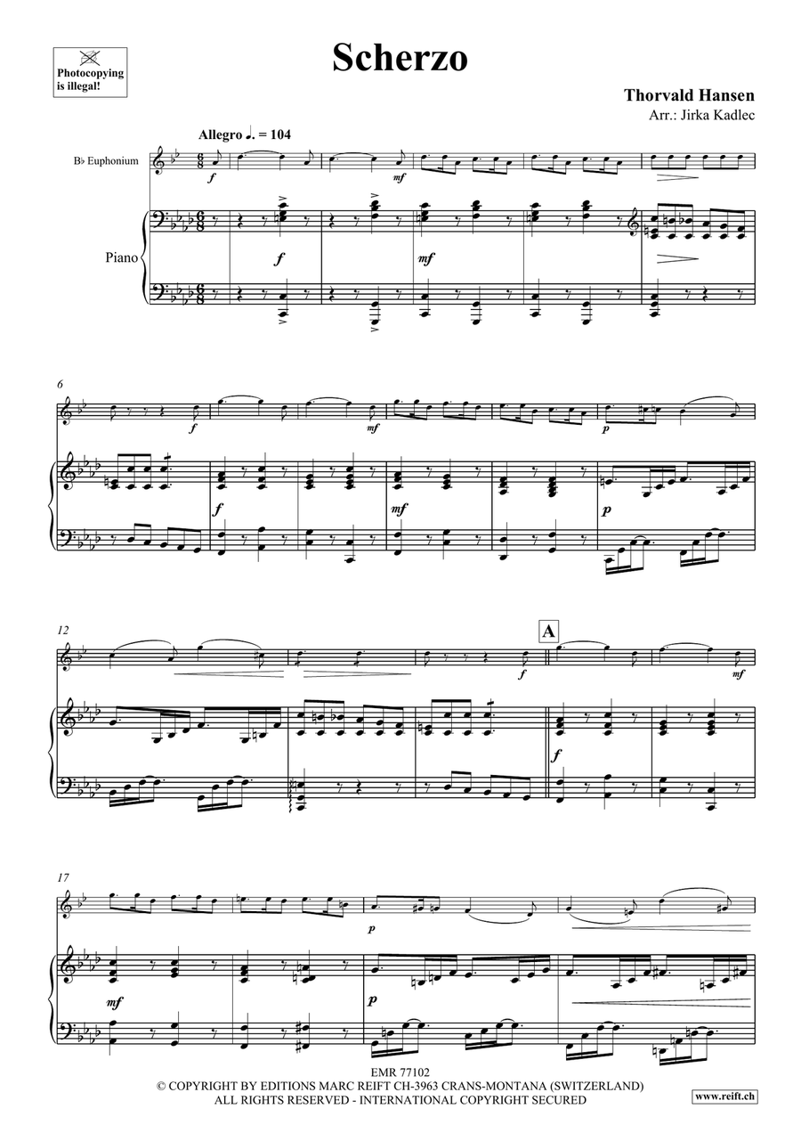 Scherzo Scherzo Euphonium scores gallery preview page 4