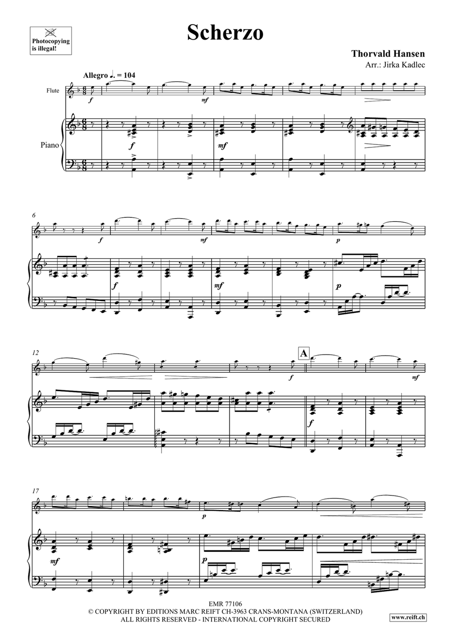 Scherzo Scherzo Flute Solo scores gallery preview page 4