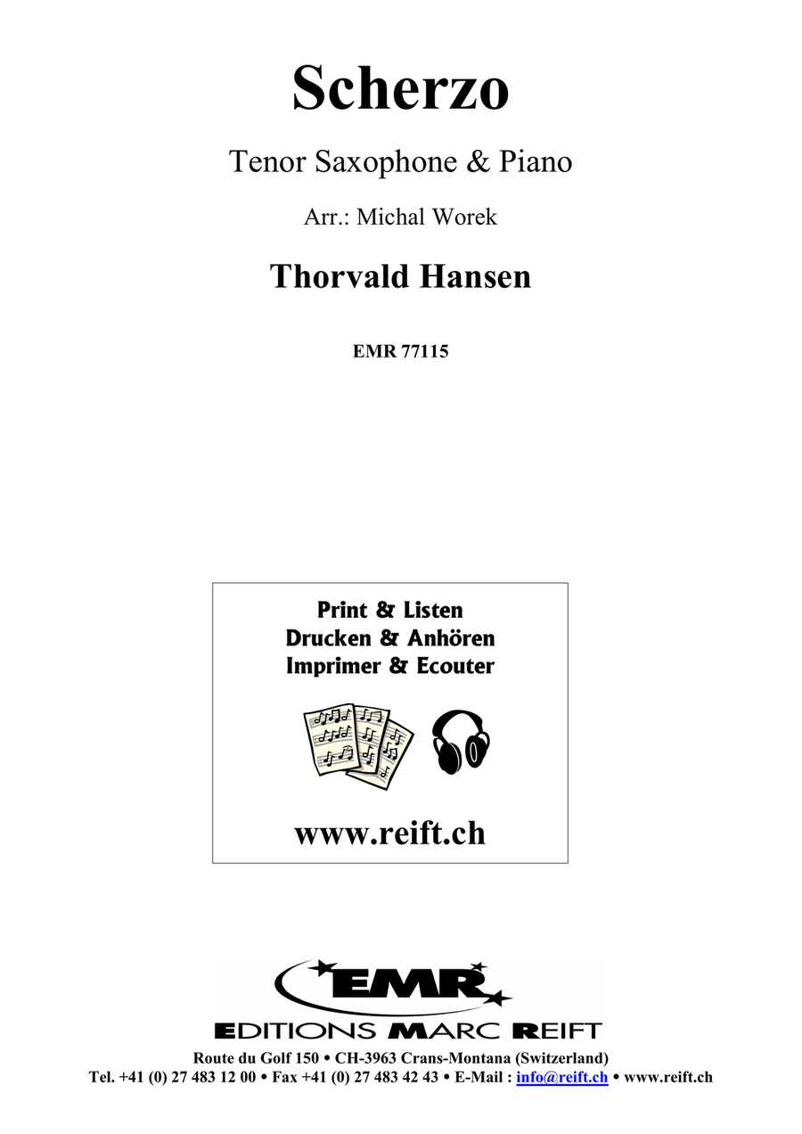 Scherzo Scherzo Tenor Saxophone scores gallery preview page 2