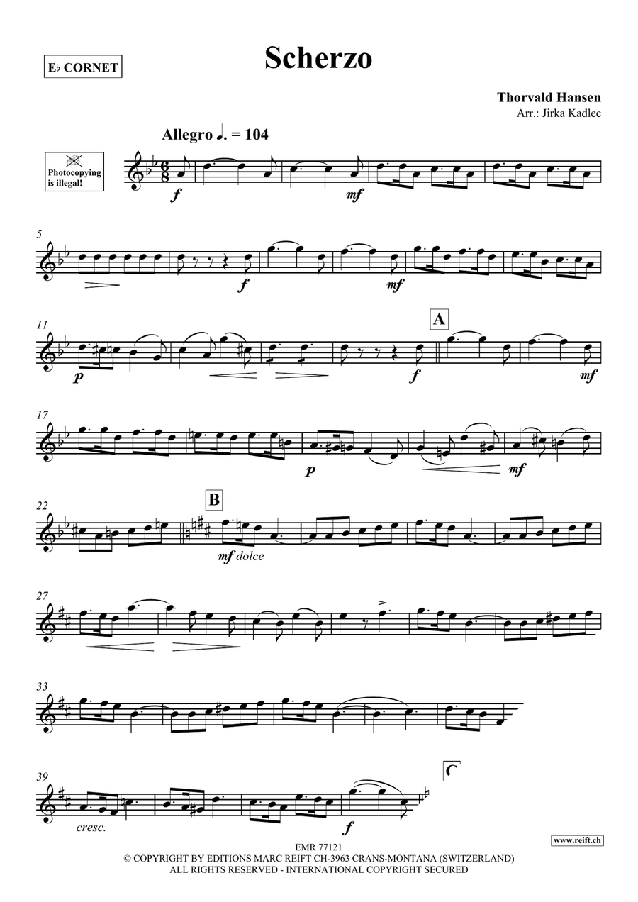 Scherzo Scherzo Cornet scores gallery preview page 3