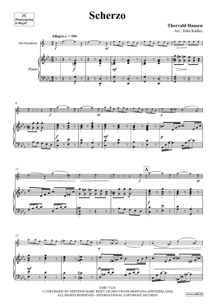 Scherzo Scherzo Alto Saxophone scores gallery preview page 4