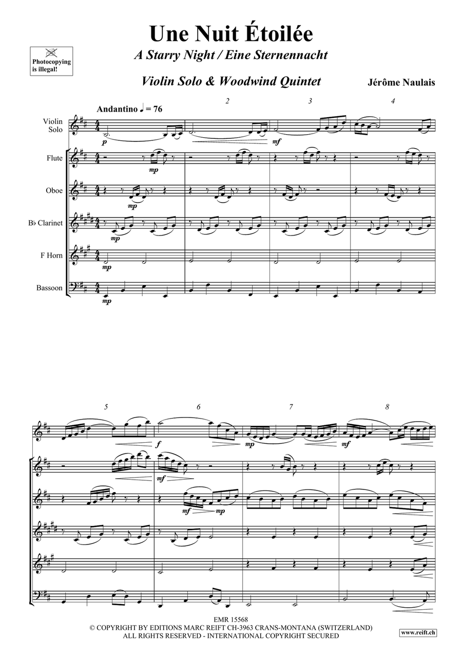 Une Nuit Etoilée Une Nuit Etoilée Bassoon scores gallery preview page 4