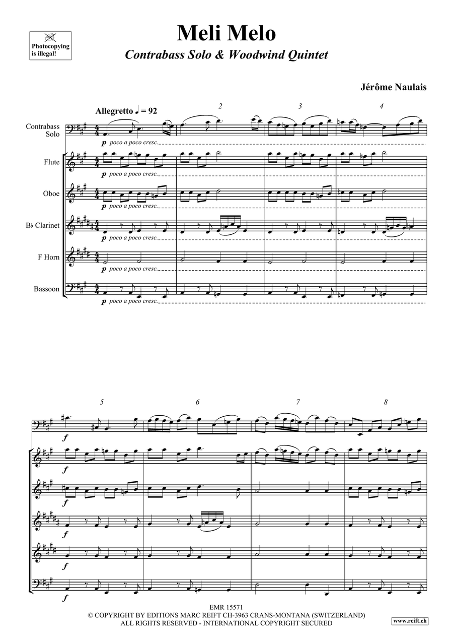 Meli Melo Meli Melo Bassoon scores gallery preview page 4
