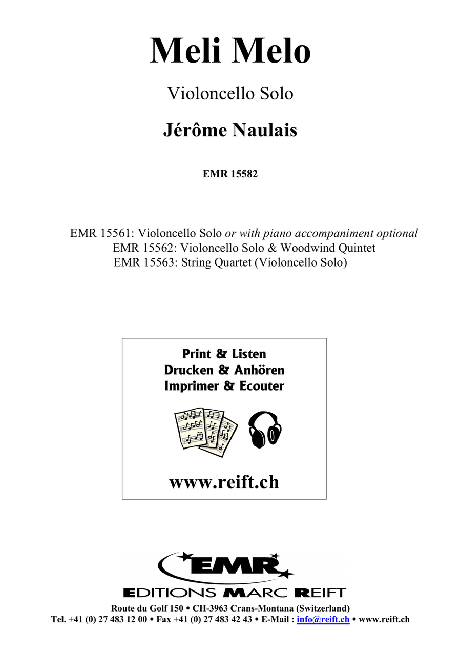 Meli Melo Meli Melo Cello Solo scores gallery preview page 2
