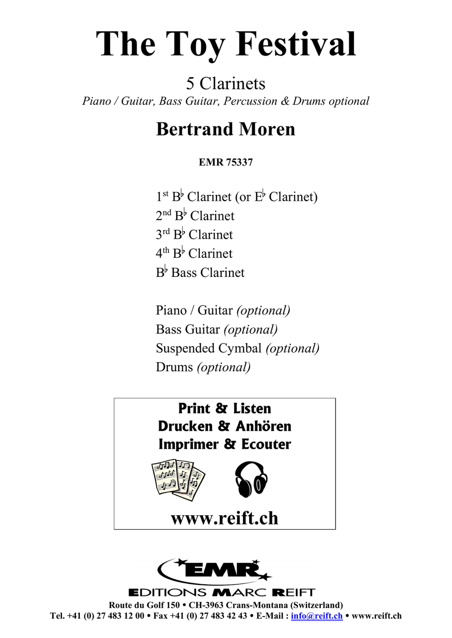The Toy Festival The Toy Festival Clarinet Quintet scores gallery preview page 2