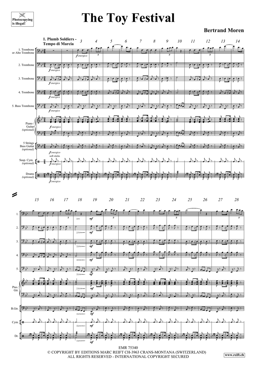 The Toy Festival The Toy Festival Trombone scores gallery preview page 4