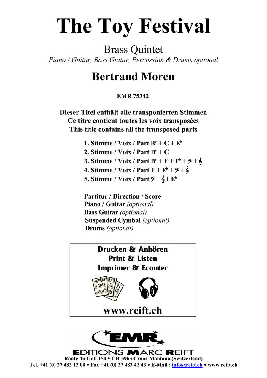 The Toy Festival The Toy Festival Brass Quintet scores gallery preview page 2