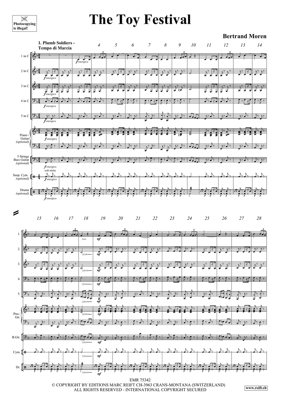 The Toy Festival The Toy Festival Brass Quintet scores gallery preview page 4