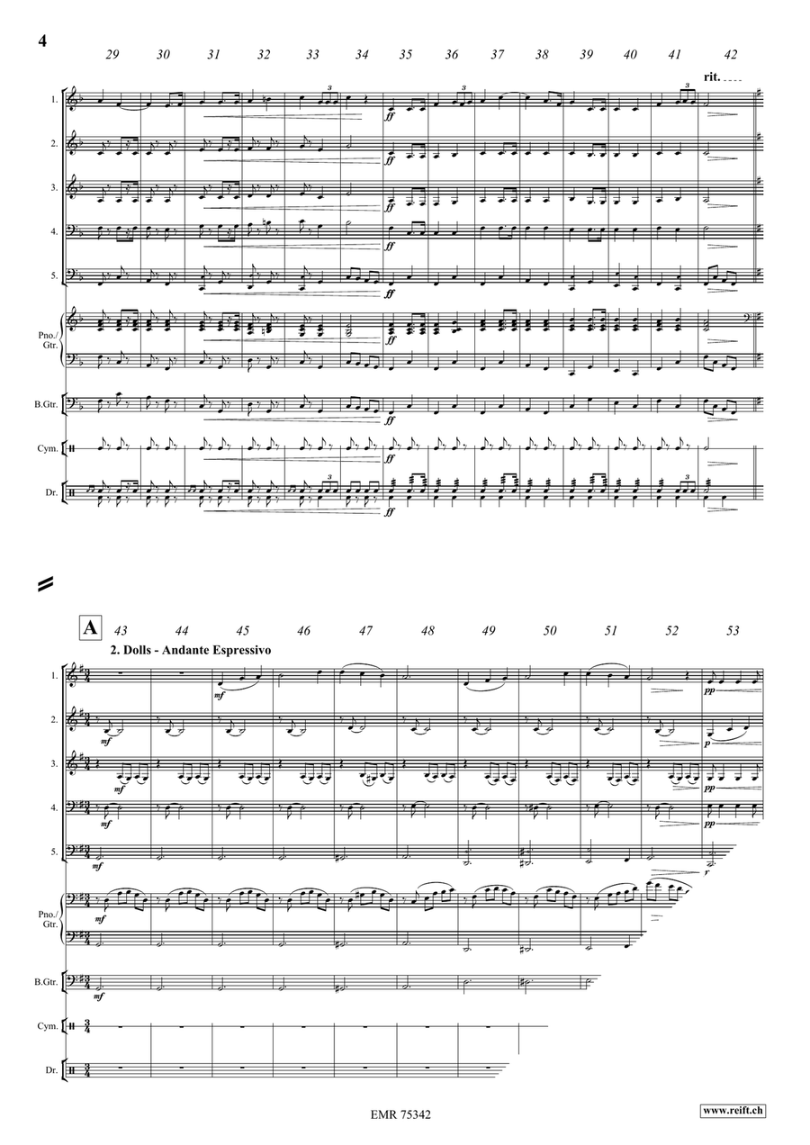 The Toy Festival The Toy Festival Brass Quintet scores gallery preview page 5