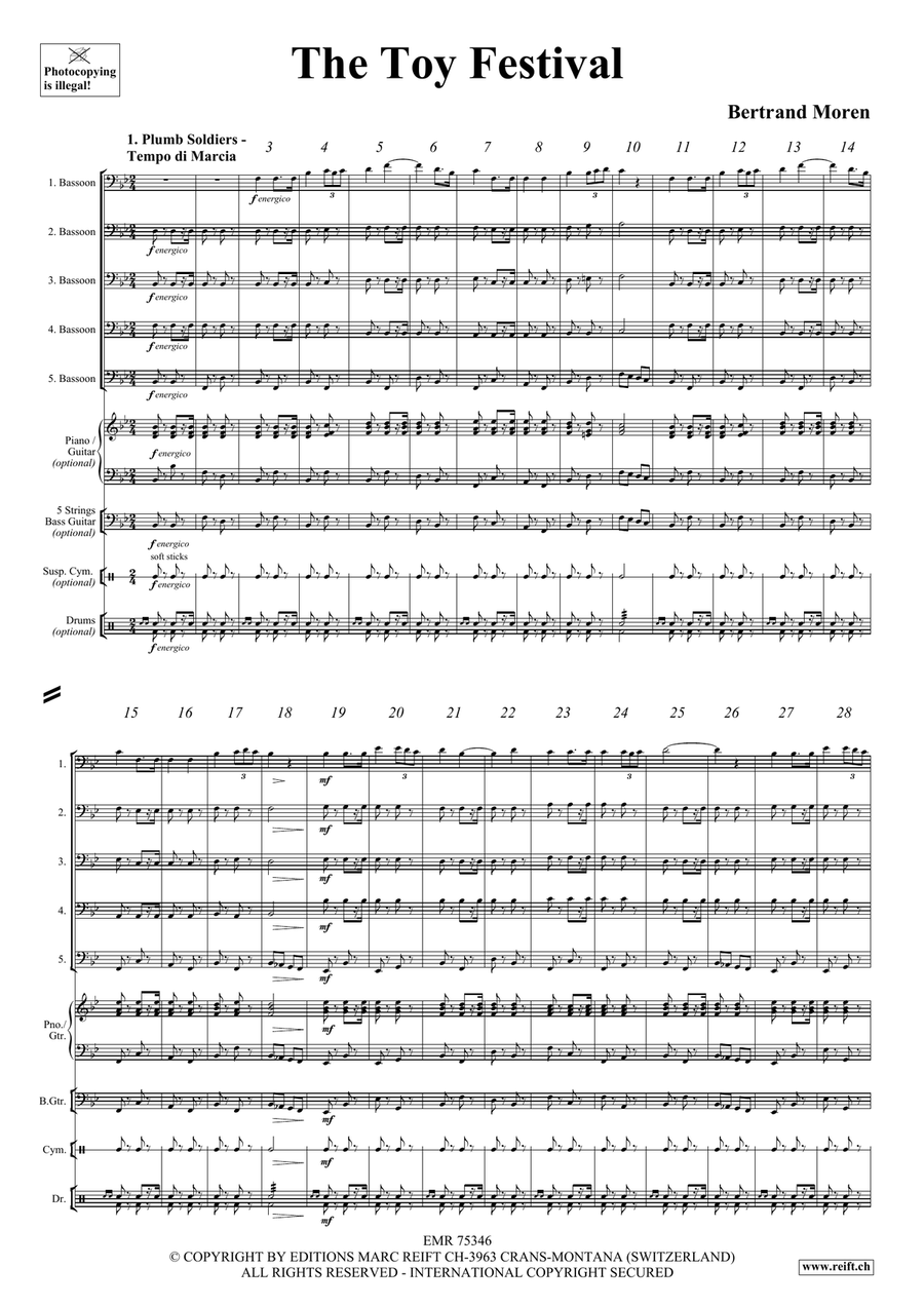 The Toy Festival The Toy Festival Bassoon scores gallery preview page 4