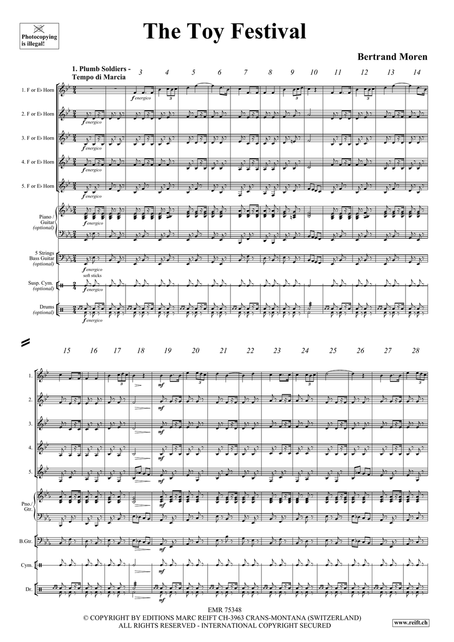 The Toy Festival The Toy Festival Horn scores gallery preview page 4