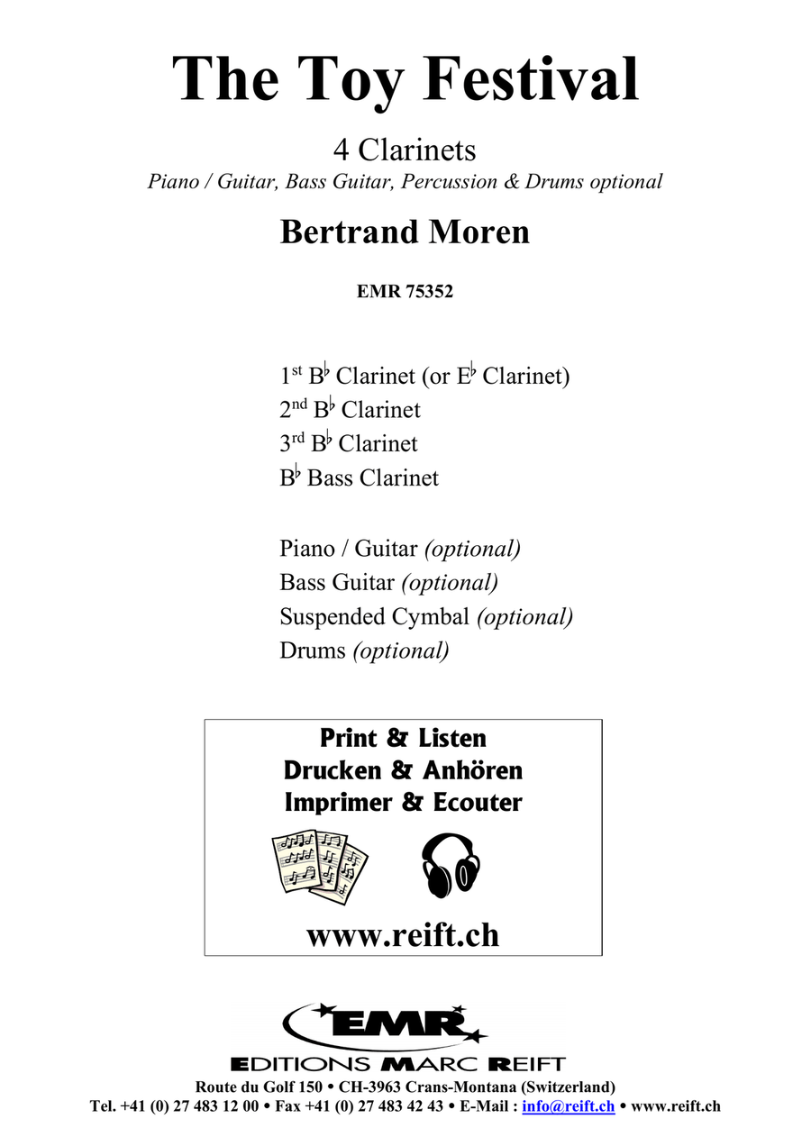 The Toy Festival The Toy Festival Clarinet Quartet scores gallery preview page 2