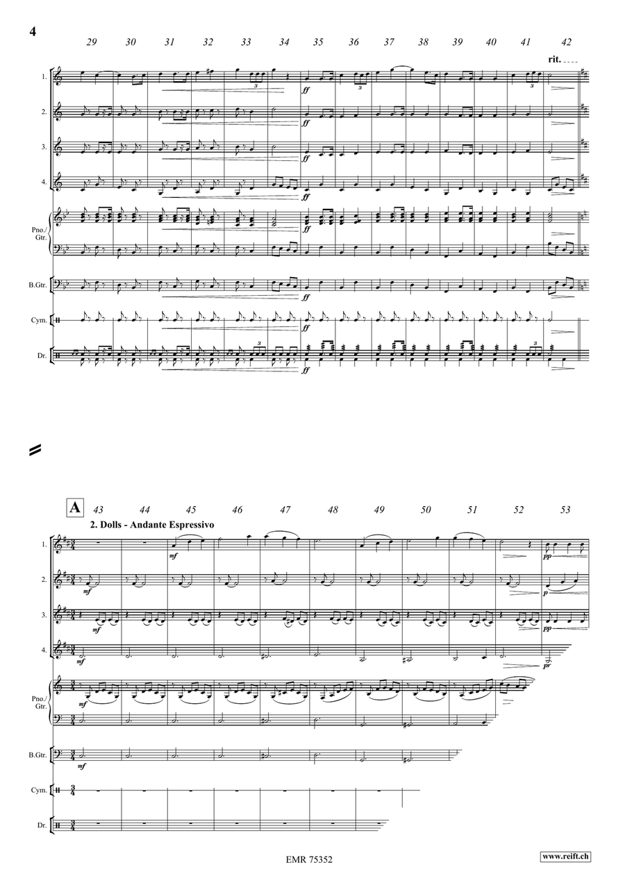 The Toy Festival The Toy Festival Clarinet Quartet scores gallery preview page 5