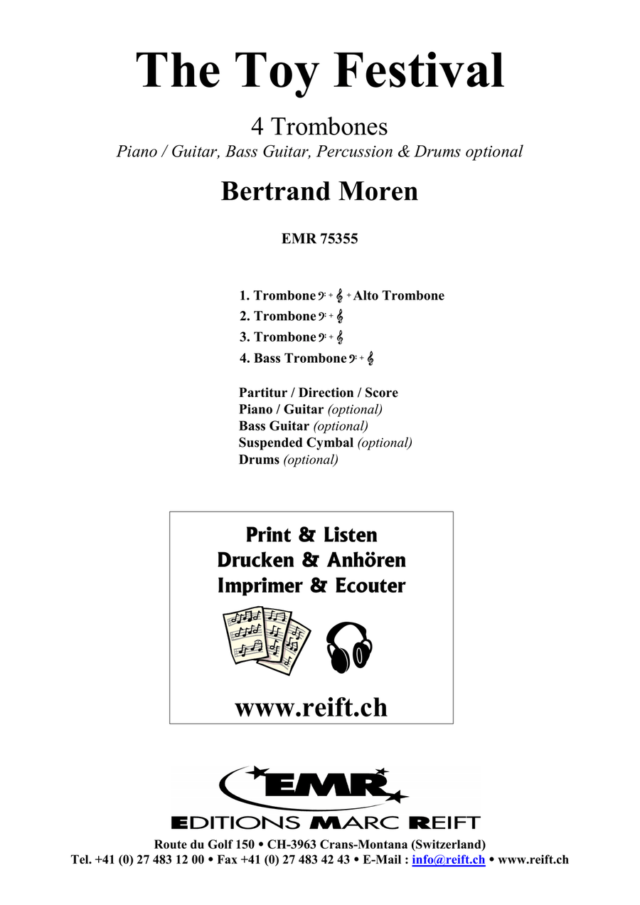 The Toy Festival The Toy Festival Trombone Quartet scores gallery preview page 2