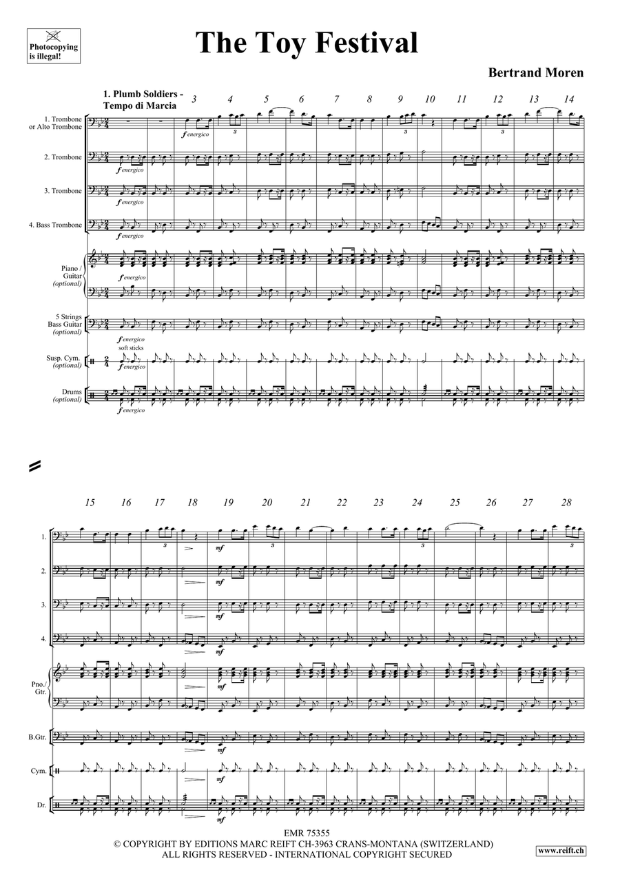 The Toy Festival The Toy Festival Trombone Quartet scores gallery preview page 4