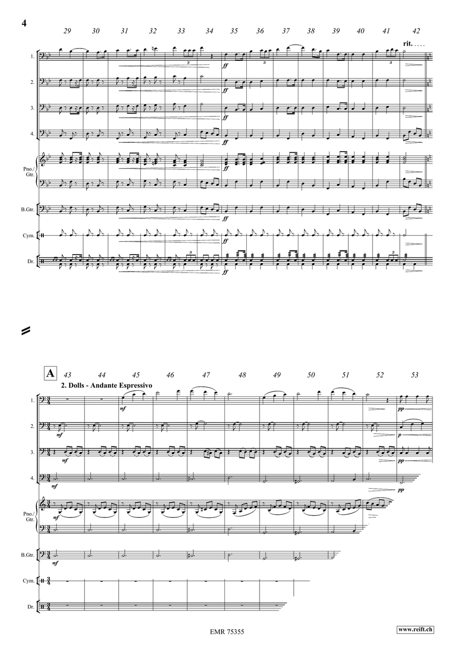 The Toy Festival The Toy Festival Trombone Quartet scores gallery preview page 5