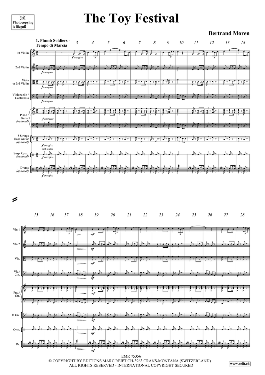 The Toy Festival The Toy Festival String Quartet scores gallery preview page 4