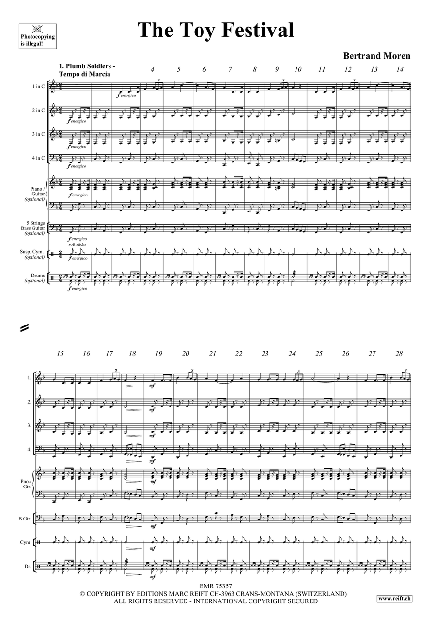 The Toy Festival The Toy Festival Brass Quartet scores gallery preview page 4