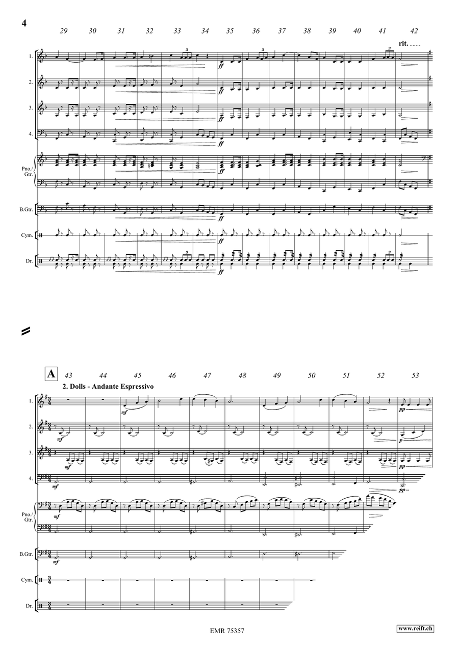 The Toy Festival The Toy Festival Brass Quartet scores gallery preview page 5