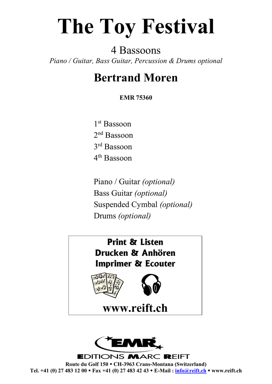 The Toy Festival The Toy Festival Bassoon Quartet scores gallery preview page 2