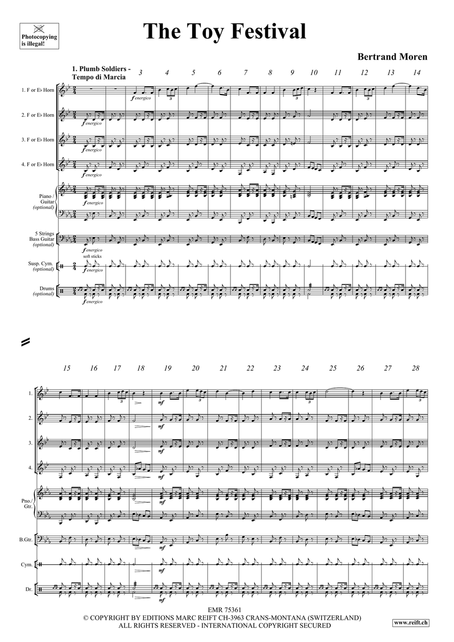 The Toy Festival The Toy Festival Horn scores gallery preview page 4