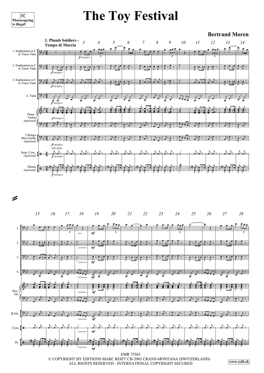 The Toy Festival The Toy Festival Tuba Quartet scores gallery preview page 4