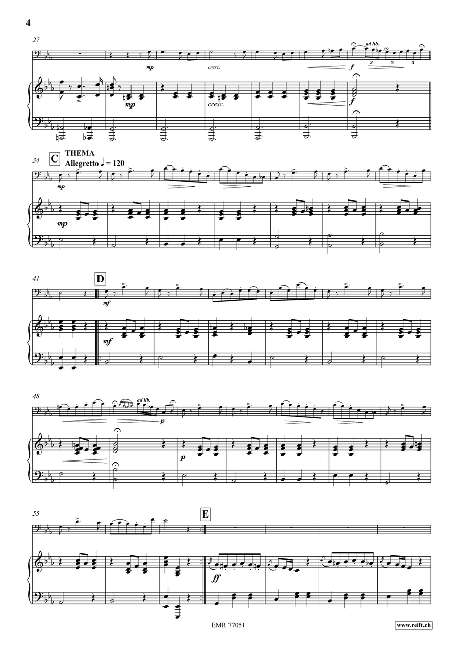 Deuxième Air Varié Deuxième Air Varié Piano Accompaniment scores gallery preview page 5