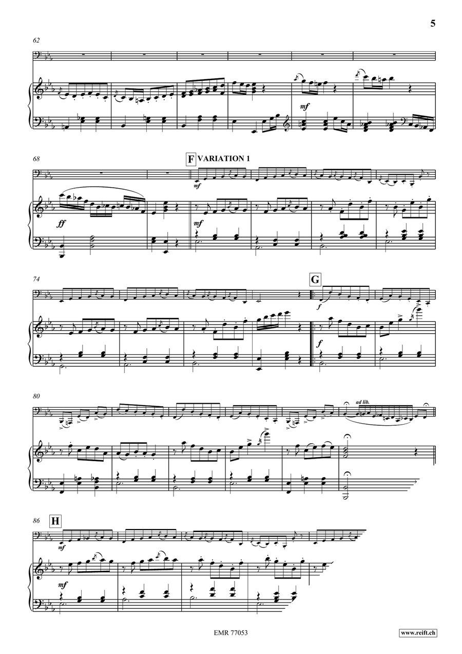 Deuxième Air Varié Deuxième Air Varié Tuba scores gallery preview page 6