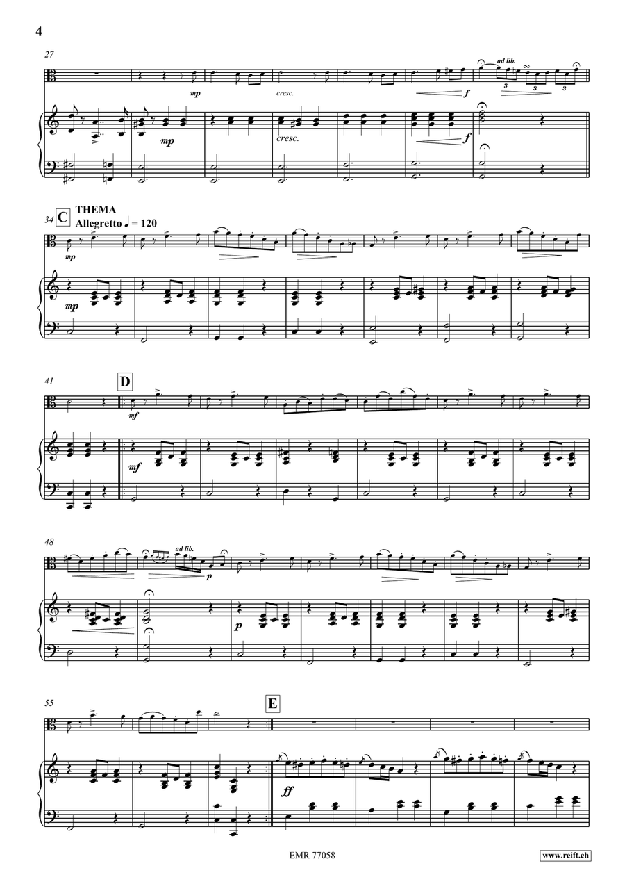 Deuxième Air Varié Deuxième Air Varié Piano Accompaniment scores gallery preview page 5