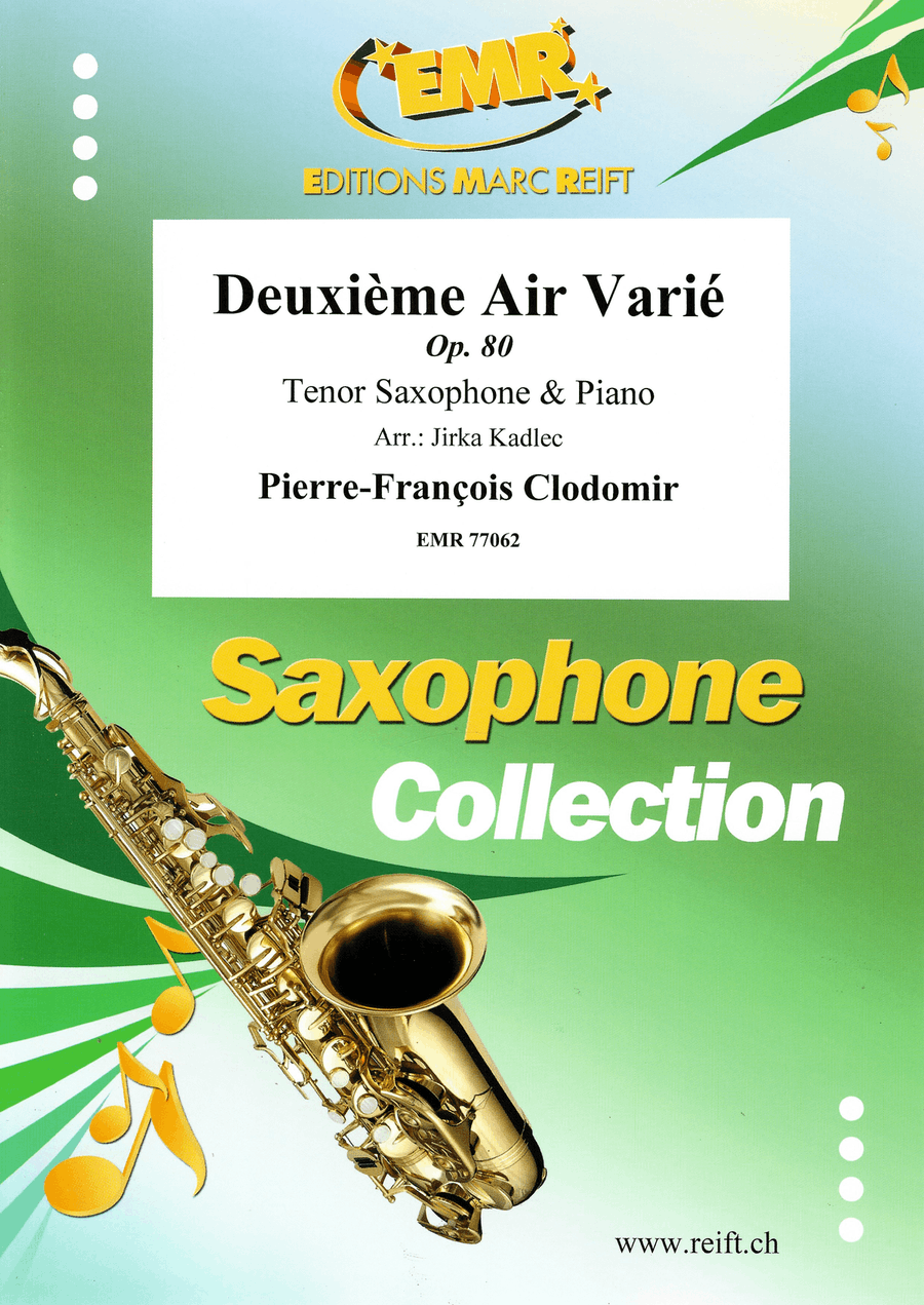 Deuxième Air Varié Deuxième Air Varié Tenor Saxophone scores gallery preview page 1