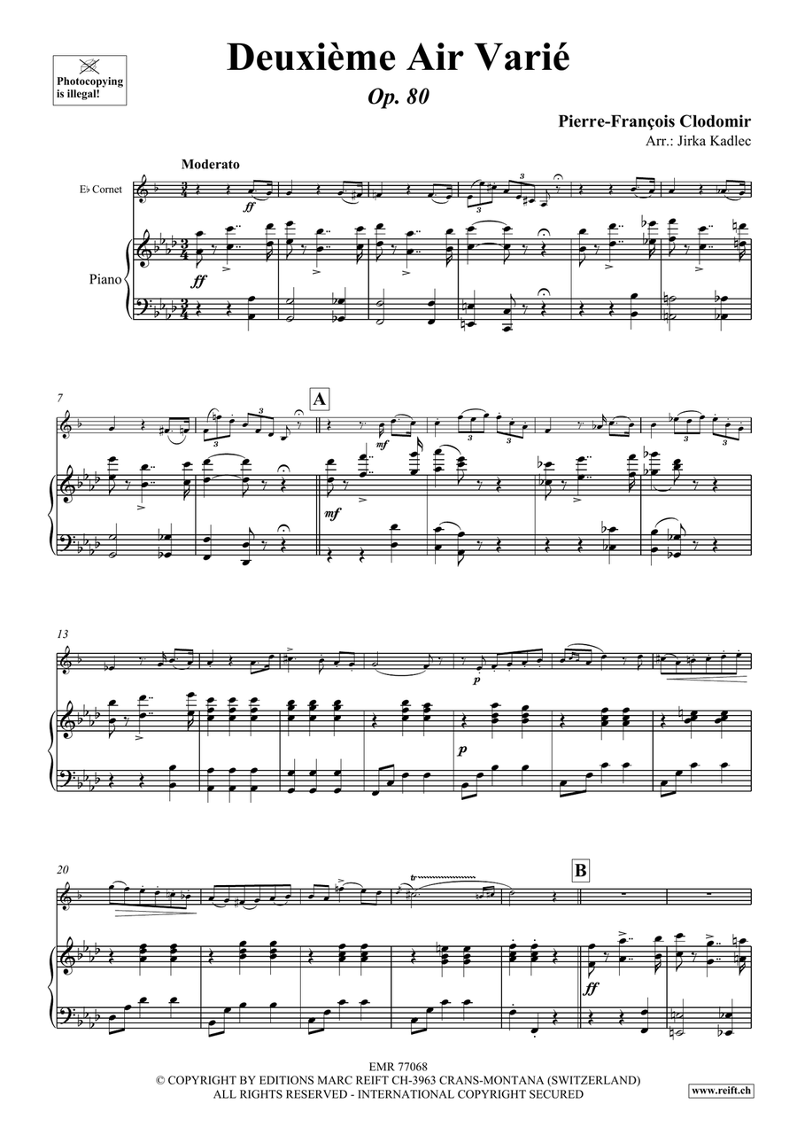 Deuxième Air Varié Deuxième Air Varié Cornet scores gallery preview page 4