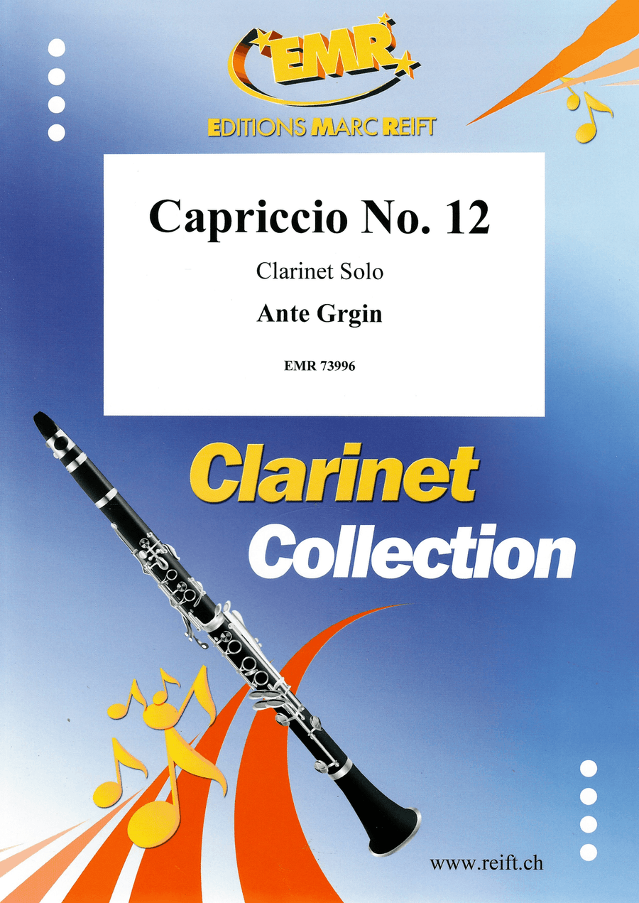 Capriccio No. 12 Capriccio No. 12 Clarinet Solo scores gallery preview page 1