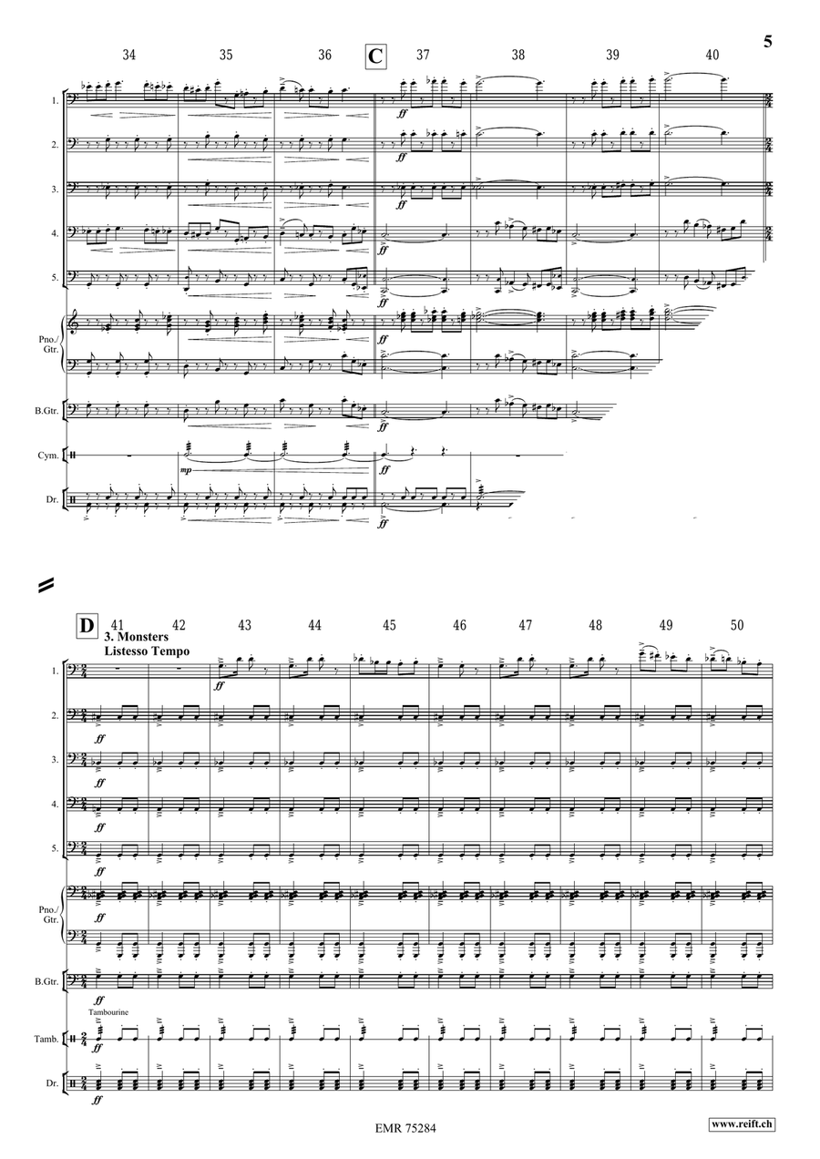 Halloween Concertino by Bertrand Moren Trombone - Sheet Music page 6