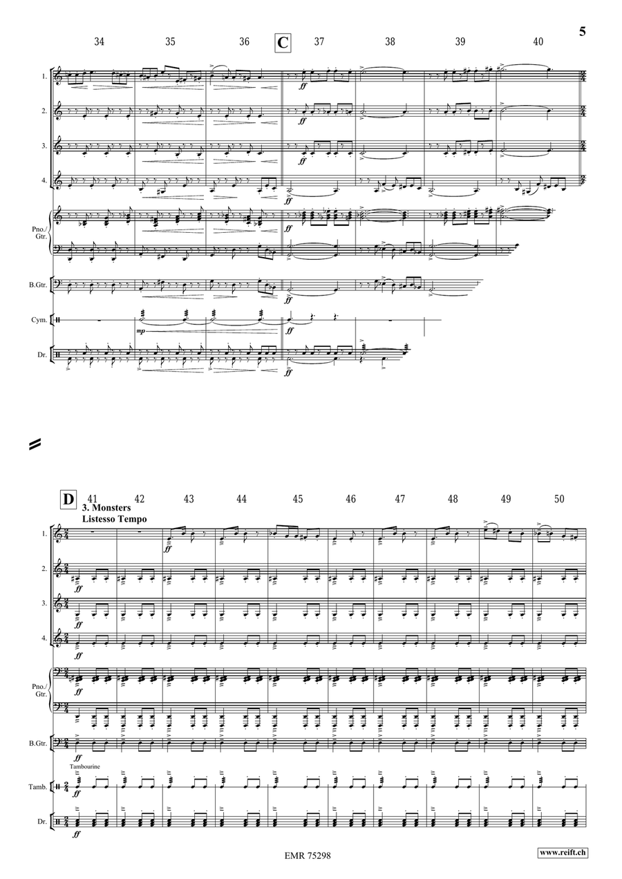 Halloween Concertino by Bertrand Moren Cornet - Sheet Music page 6