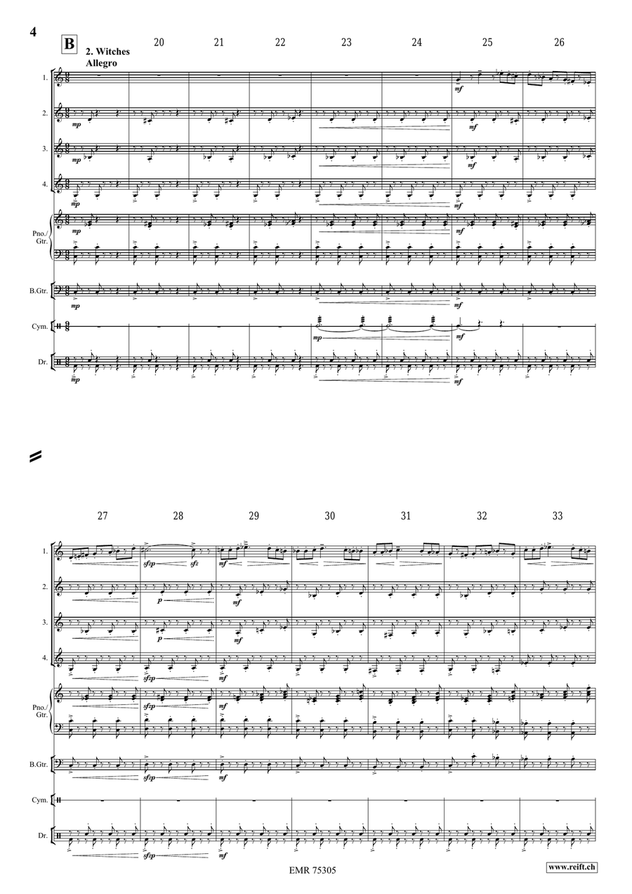 Halloween Concertino by Bertrand Moren Horn - Sheet Music page 5