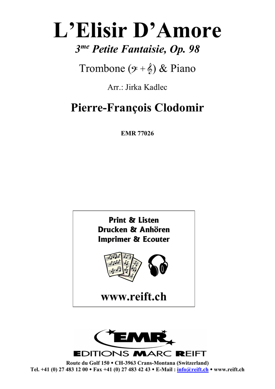 L'Elisir D'Amore L'Elisir D'Amore Piano Accompaniment scores gallery preview page 2