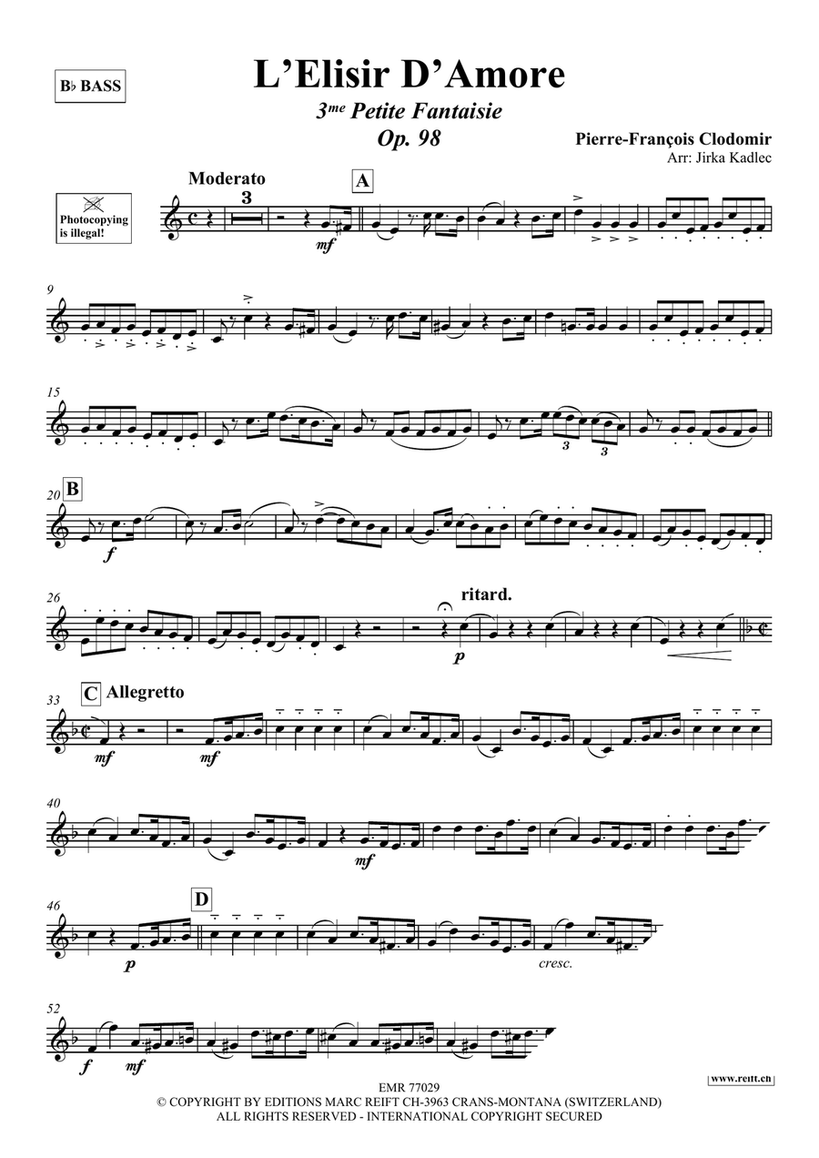 L'Elisir D'Amore L'Elisir D'Amore Voice Solo scores gallery preview page 3