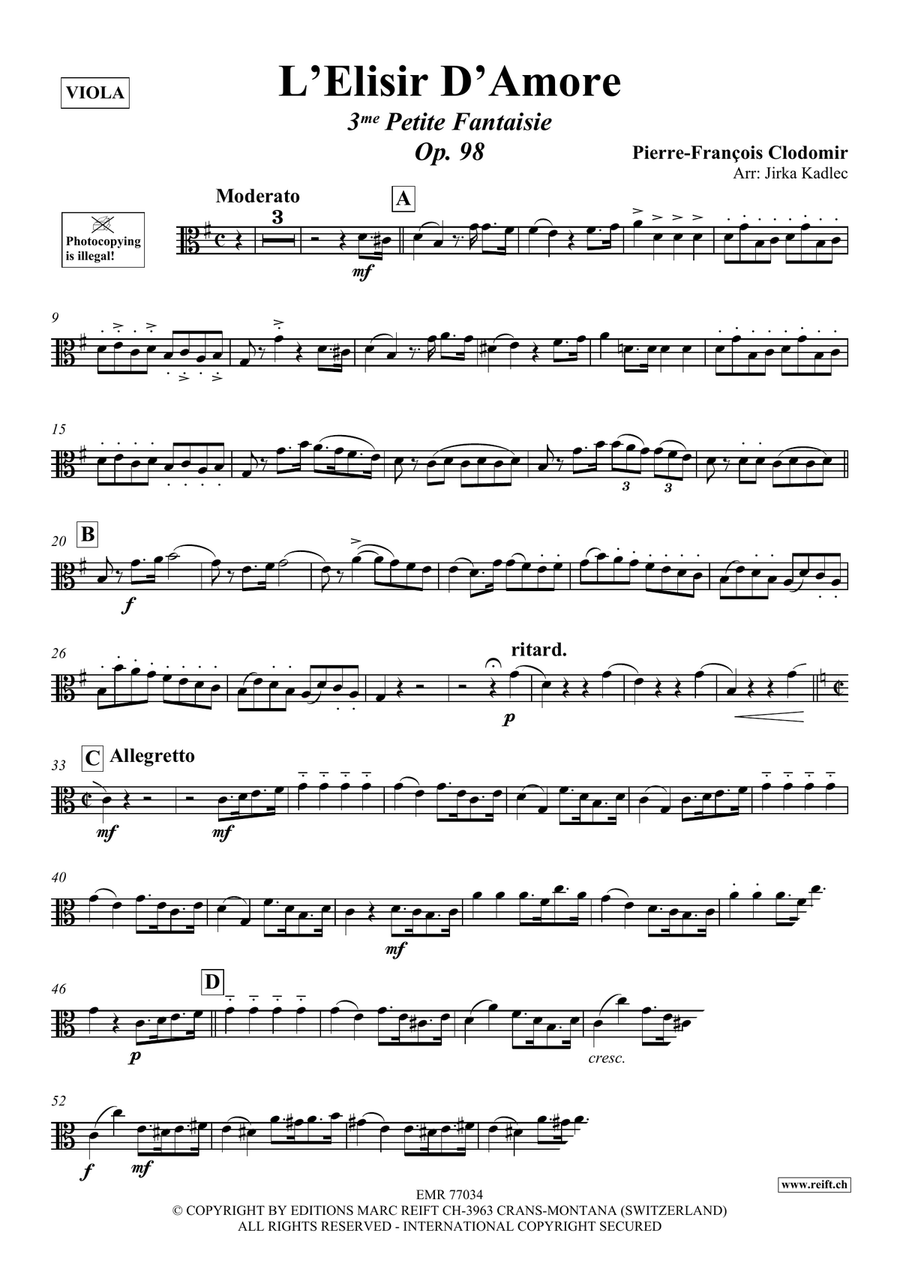 L'Elisir D'Amore L'Elisir D'Amore Piano Accompaniment scores gallery preview page 3