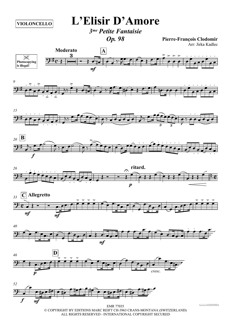 L'Elisir D'Amore L'Elisir D'Amore Piano Accompaniment scores gallery preview page 3